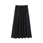 Retro Loose High Waist A-Line Skirt