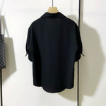 Summer Thin Loose Ice Silk Shirt