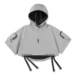 Functional Techwear Hoodie Cape