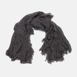 Distressed Shawl Tassel Scarf