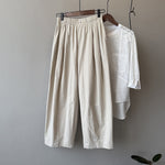 High Waist Straight Loose Casual Wide Leg Pants