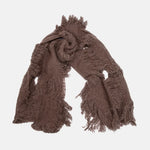 Distressed Shawl Tassel Scarf