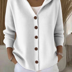 Zoé™ - Soft Knit Cardigan with Hood