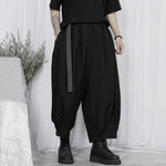 Japanese Large Pocket Casual Wide-leg Pants Hakama