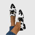 Diana™ | Printed loafers with buckle detail