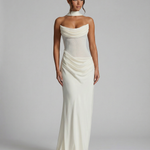 Serena Bellucci | Sheer Mesh Evening Maxi Dress For Women