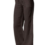 White Linen Pants Women
