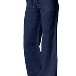 White Linen Pants Women