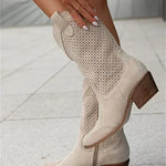 Sutton | Perforated Western Boots
