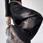 Raven Stud Barrel Jeans