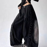 Raven Stud Barrel Jeans