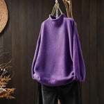V|C - Relaxed Mock Neck Knit Sweater Ruthie
