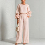 Diane | Floral Appliqué Two-Piece Set