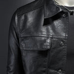 Caleb | Leather-Look Rider Jacket