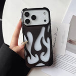 Chrome Flame iPhone Case
