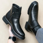 Knox Leather Zip Boot