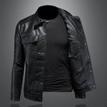 Caleb | Leather-Look Rider Jacket