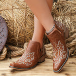 Montana | Embroidered Western Comfort Boots