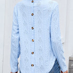 Zeagoo Zeagoo Comfy Hollow-Out Design Button Top for Women Casual Loose Business Casual 2026 | Under $40