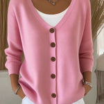 Zeagoo Women's Casual Comfort V-Neck Knit Cardigan