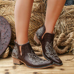 Montana | Embroidered Western Comfort Boots