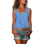 Relaxed Ibiza Style Sleeveless Top