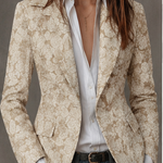 Estelle | Fitted Cashmere Jacquard Blazer