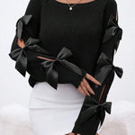 Isabelle Bow Sleeve Sweater