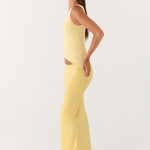 Chloe Bennett | One Shoulder Cut-Out Maxi Dress For Women