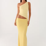 Chloe Bennett | One Shoulder Cut-Out Maxi Dress For Women