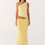 Chloe Bennett | One Shoulder Cut-Out Maxi Dress For Women