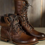 Boots For Women | Lace-Up Mid-Calf Design