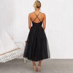 Elise Thornbury | Tulle Bustier Midi Dress For Women