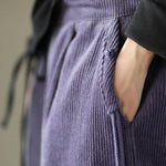 Stylish Purple High Waist Wide Leg Casual Pants