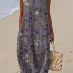 Gwen | Robe midi fleurie