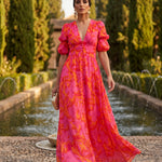 Olvera | Elegant Floral Print Dress