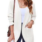Zeagoo Womens Fall Lightweight Waffle Knit Cardigan