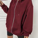 Zeagoo Women's Oversized Zip Up Hoodies