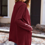 Zeagoo Womens Fall Lightweight Waffle Knit Cardigan