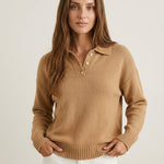 Laura - Jersey de Punto con Cuello Elegante