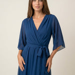 Mónica - Vestido de Chiffon con Escote en V