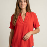Raquel - Blusa Elegante con Cuello en V