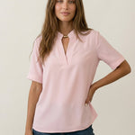 Raquel - Blusa Elegante con Cuello en V