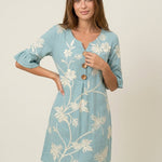 Luisa - Vestido Informal con Estampado Floral