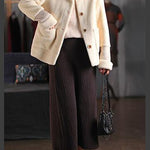Women Chocolate Dresses Elastic Waist Patchwork Robes Spring Skirt