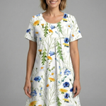 Sienna Clarke | Wildflower Print Midi Dress For Women