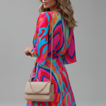 Sienna Clarke | Printed Wrap Mini Dress For Women