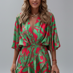 Sienna Clarke | Printed Wrap Mini Dress For Women