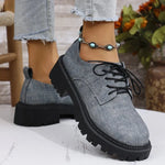 Women's Fabric Patchwork Loafers | Stylish Autumn Winter Casual Fit