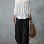 Amelia | Off-Shoulder Top & Lantern Pants Set